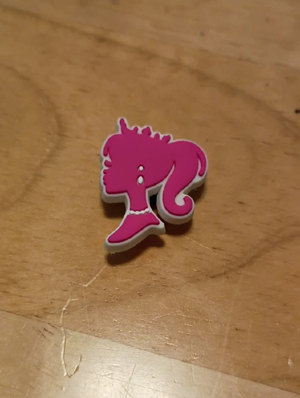 10 for $10 Jibbitz Croc Charms - Barbie Pink Doll Head - New Shoe Charm